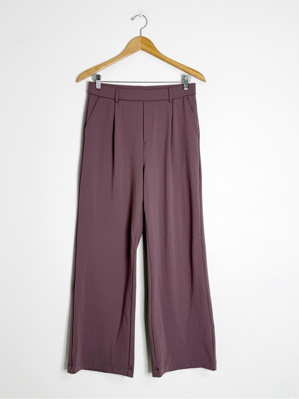 Halara Pull On Wide Leg Pants Women’s M Regular Light Purple Stretch